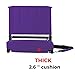 SPORT BEATS Stadium Seats with Back Support Bleacher Chairs with Back and Cushion Thick Padded Bleacher Seats Includes Shoulder Strap
