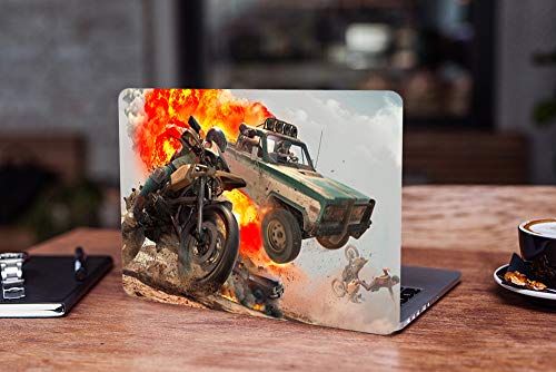 Image of Galaxsia PUBG D2 Vinyl Laptop Skin /Sticker /Cover /Decal Compatible for Any 17 to 17.3 Inches Laptop (Hp /Dell /Sony /Acer /Lenovo /Asus. Etc) Or Notebook.