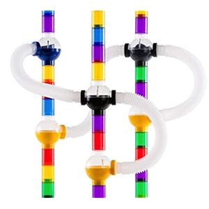 Marble Genius Marble Run Pipes & Spheres Accessory Set