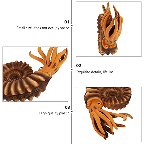 Garneck Nautilus Mar Estatueta Animais Figura da Criatura Do Mar Do Mar Oceano Animal Banho Brinqued