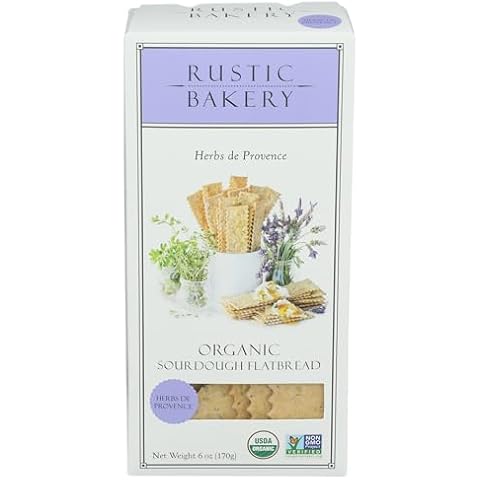 RUSTIC BAKERY Organic Herbs De Provence Flatbread, 6 OZ Cover