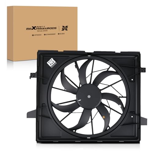 Image of maXpeedingrods Engine Radiator Cooling Fan Assembly for Jeep Grand Cherokee 2011-2021, for Dodge Durango 3.6L V6 2011-2020 & 5.7L /6.4L V8 2011-2015 Replace # 621-498 622660 55037992AD