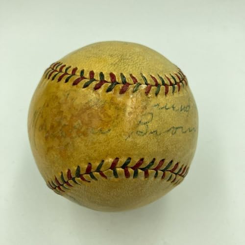 Extraordinary Mordecai "Three Finger" Brown Single Signed 1920s...