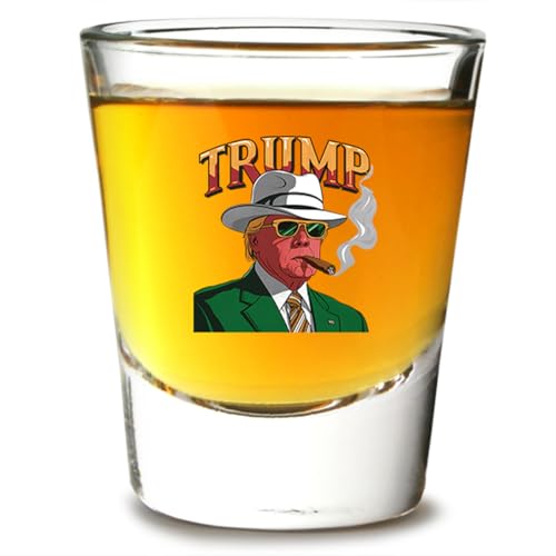 GIFTS INFINITY 1.5oz Whiskey Shot Glasses Donald Trump Collection (SG-3)