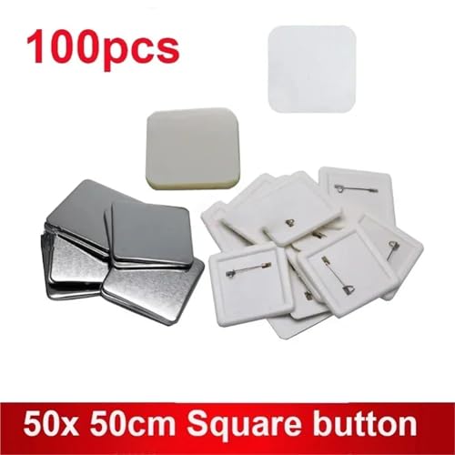 Machine à badges carrée 50x50mm rotative manuelle pour magnet