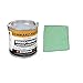 Produktbild Kochplatten Elektroplatten Reiniger Ofenschwärze inkl. Microfasertuch und Handschuhe zum Auftragen von E-Com24 (Schwarzpaste 200 gr.)