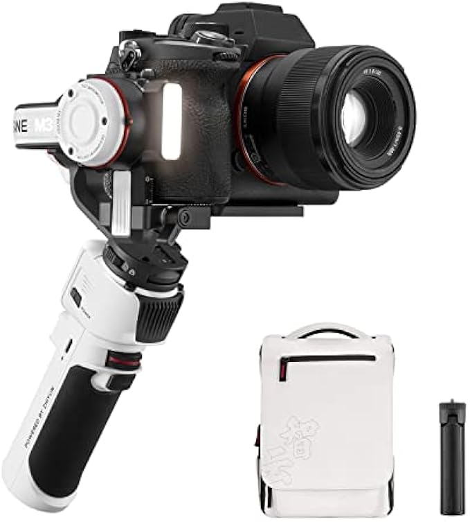 Zhiyun Crane M3 Combo Handheld 3-Axis Stabilizer, Gimbal Stabilizer for Mirrorless Camera, Gopro, Smartphone with Bag