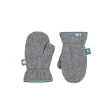 Wolle Finkid Kinder Nupujussi Wool Handschuhe, Charcoal, M