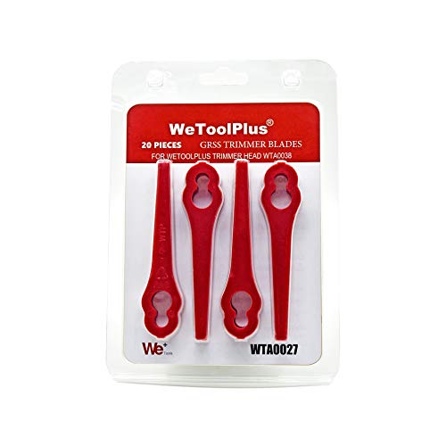 WETOOLPLUS WTA0027 Grass Trimmer Quick Change Blade,20 Pack