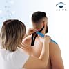 Kinesiology Tape Uncut | 2 Rolls of Athletic Sports Tape in Black and Blue | 16ft Length and 2'' Width per Roll | Waterproof Skin-Friendly Elastic | Ideal for Sports | axion