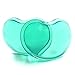 INNERNEED Translucence Silicone Gel Mouse Wrist Support Pad Keyboard Wrist Rest Heart-Shaped Hand Pillow (2pcs Green)