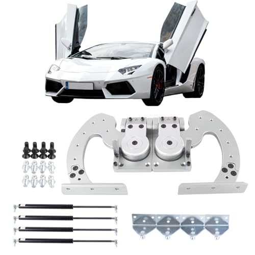 Universal Door Bolt Kit for Lambo, 90 Degree Vertical Lambo Door Conversion Kit Bolt On Vertical Doors Hinge Kit for Chevrolet | Nissan | Mazda | Ford | Subaru | Toyota(Fitment Varies by Model)