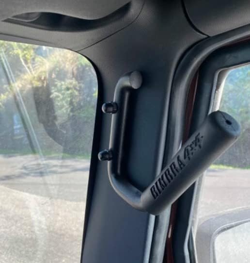 CLOUDSALE Front & Rear Aluminum Grab Handles Grip Replacement with Non-Slip Rubber Tube Compatible with Mahindra Thar Cars (Pack of 2)-image-5