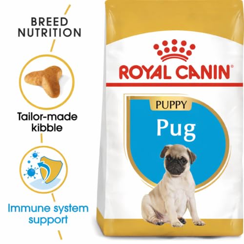 Image of Royal Canin Pug Puppy Food, 1.5 Kg, Dry Food, Supports Healthy Immune System & Digestive Health, Promotes Healthy Skin