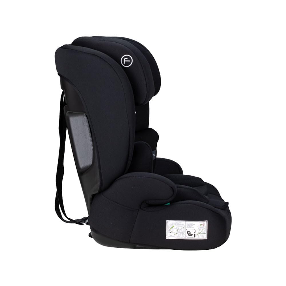 URAN Siège auto réglable i-Size 76-150 cm jusqu'à 36 kg 1 à 12 ans Noir