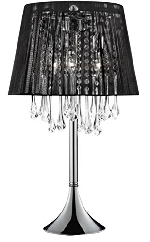 OK Lighting Nightfall Crystal Table Lamp OK Lighting Nightfall Crystal Table Lamp