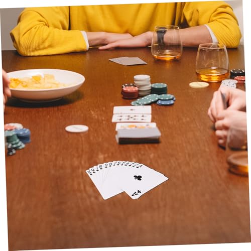 BESTonZON 3 Sätze Spielkarten mit Wärmeübertragung weiße Spielkarten Leere Karteikarten weiße Pokerkarten Leere Poker zubehör Speicherkarten unvollendete Pokerkarten Papier – Bild 8