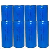 CYHZNBA 【8 Pack】 Large Button Top Rechargeable (Blue) Bulk Pack (32x70mm)