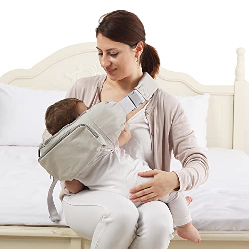 Image of shsyue Baby Nursing Pillow for Travel,Nursing Sling,Adjustable Baby Nursing Breastfeeding Support Pillow,Multifunctional Baby Feeding Pillow for Sleeping,Shower Gift for Newborns Must Have