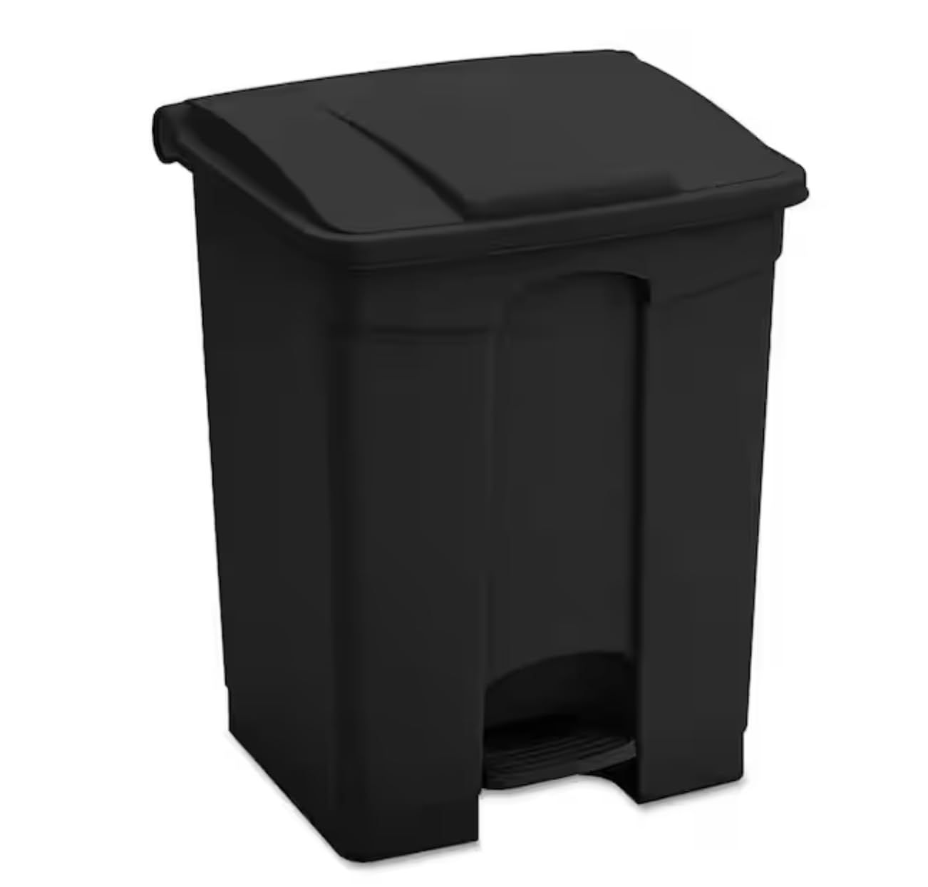 23 Gallon Black Step-On Plastic Trash Can HL44099