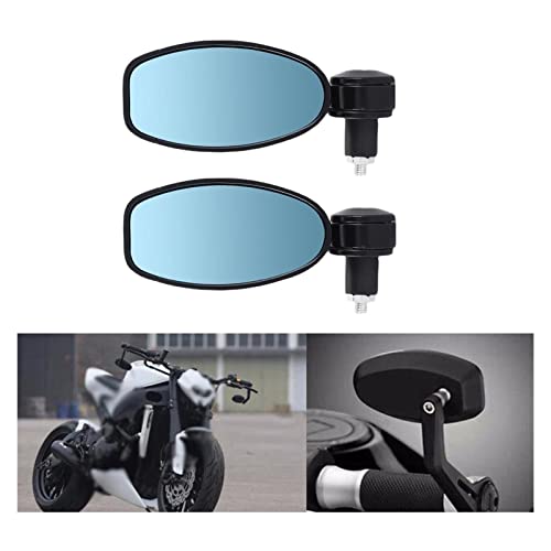 Espejos retrovisores de motocicleta ajustables con anclaje de manillar 7/8" 5