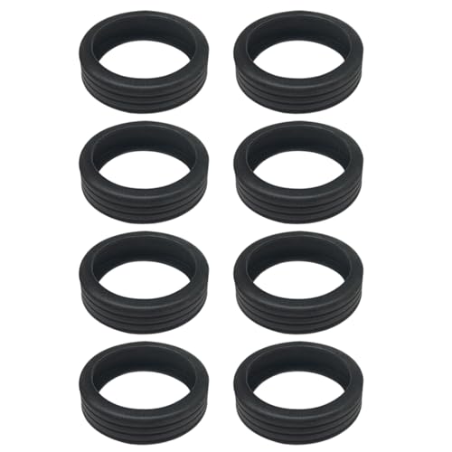 8 fundas para rueda de maletero, antiruido, para maletas, carros, sillas, fundas protectoras para equipaje rodante, compartimentos y suelos, Large ocho, ver descripción, Ver descripción
