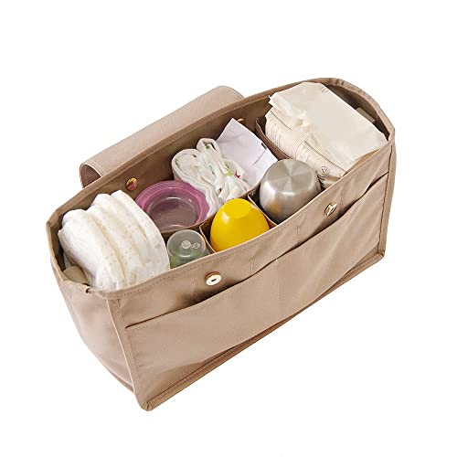 Image of ENREVE Purse Organizer Insert, Bag Handbag Tote Organizer, Diaper bag, Bag in Bag for Longchamp and More