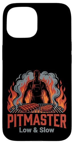�ʔ��� Pitmaster BBQ �X���[�J�[ �O���� �p�[�e�B�[ �M�t�g Low And Slow �X�}�z�P�[�X iPhone 15 �p