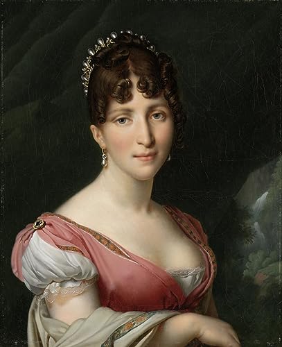Toile portrait d'Hortense De Beauharnais en haute définition pour grand mur