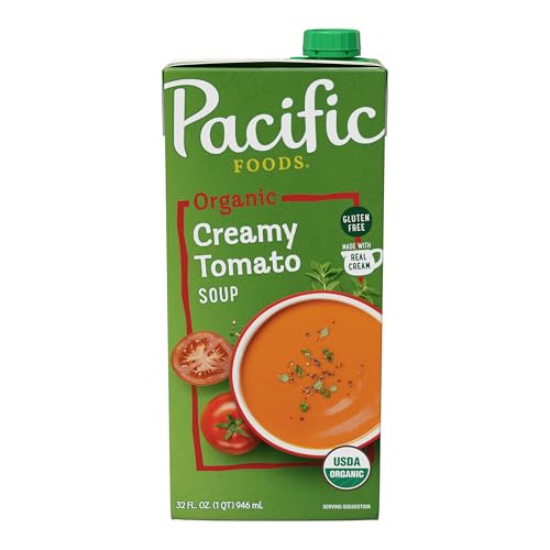 Pacific Foods Organic Creamy Tomato Soup, 32 oz Carton