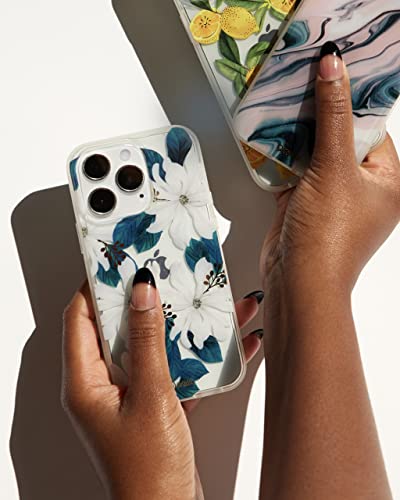 Image of Sonix Phone Case for iPhone 13 Pro | 10ft Drop Tested | White Flower with Gold Foil | Delilah