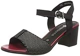 target_gender: female Remonte Damen D2152 Slingback Sandalen, Schwarz (Schwarz/Silber/Schwarz 02), 39 EU