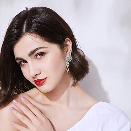 Orecchini per Donna Strass Pendenti Orecchini