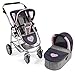 Bayer Chic 2000-Cochecito para muñecas Emotion 2 en 1, Color Gris, Rosa, Azul Marino. (638 26)
