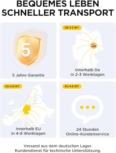 Litheli Elektrowagen Bollerwagen faltbar, Handwagen faltbar mit Motor & Bremsen, 200L 60KG geeignet für Camping, Garten, Strand, Einkaufen (Beige, W1 Pro mit 1 Tischplatt)