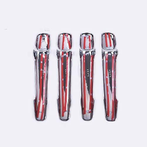 Coquilles De Protection Pour Poignées De Porte Peugeot 207/308/407 - Noir - Lot De 8 Pièces