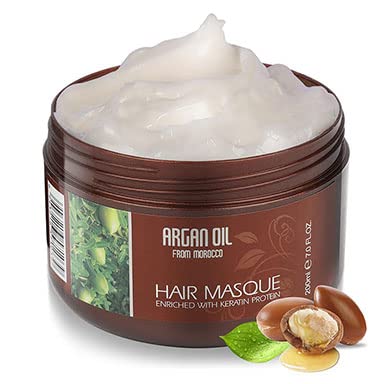 NUSPA Argan Oil Hydrating Keratin Repair Hair Mask,Deep Conditioning Hair ...