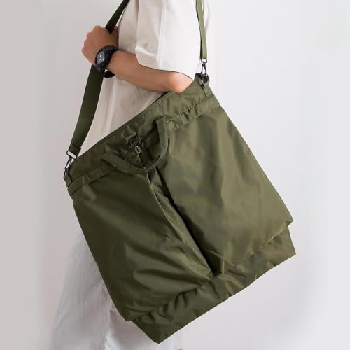 Bolso bandolera para portátil verde y funda con asa cómoda 7