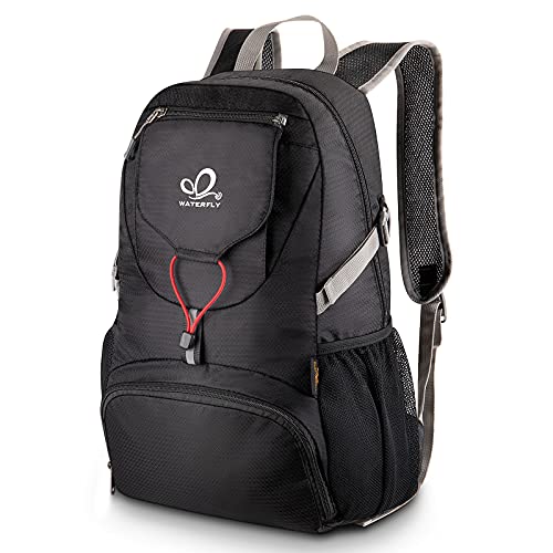 WATERFLY Hiking Travel Backpack Lightweight Camping Bags for Women & Men