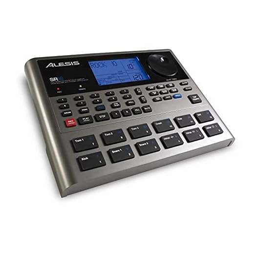 Alesis SR-18 | Studio-Grade Standalone Drum Machine With On-Board Sound Li-brary, Performance Driven I/O and In-Built Effects / Processors