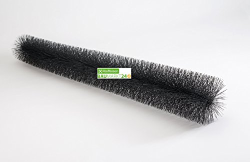 28 Stück Rinnenraupen 12cm x 1,2m Dachrinnenbürste Laubstop Dachrinnen Marder Vogel Schutz Solaranlage Cover
