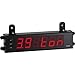 Red Lion LD Red Large Serial Slave LED Segment Display, 6 Digits, 4" Character Size, 50-250 VAC, 50/60 Hz