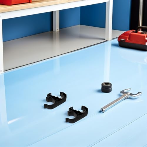 Soporte para linterna de vehículo x2 compatible con SUV y clip de montaje ABS negro resistente 6