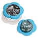 Betwoo Plastic Sink Strainer Kitchen Sink Drain Filter Basket,Set of 2 Blue