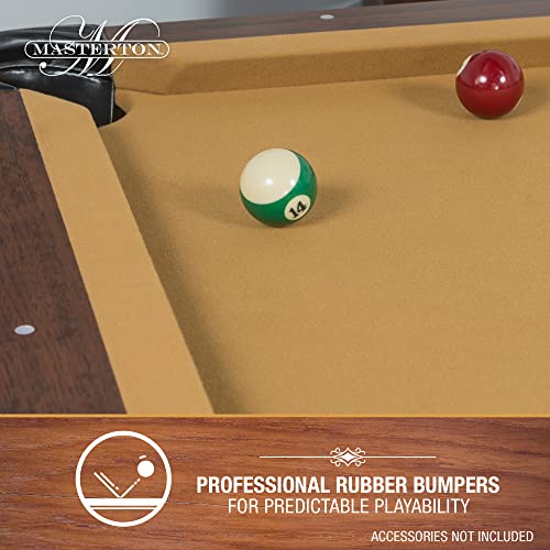 Image of EastPoint Masterton Billiard Table, Pool Table, for Adults, Engineered Wood