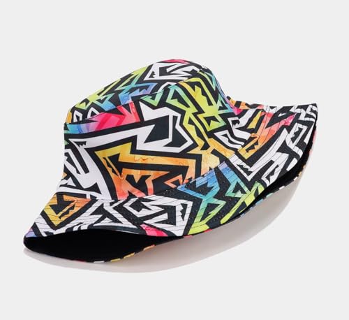 Image of Quanhaigou Bucket Hat for Men Women,Packable Reversible Printed Sun Hats,Fisherman Outdoor Summer Travel Hiking Beach Caps