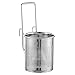 Lurrose Cesta de Pasta de Malla de Acero Inoxidable Colador de Alimentos Cesta de Freír Profunda Cestas de Colador de Pasta para Olla Fideos Dumpling Spaghetti