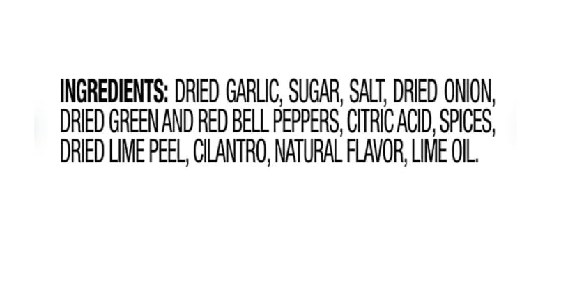 Cilantro Lime Seasoning Blend, 4 Bottles Pack