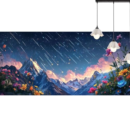 Diamond Painting Paysage de Montagne 60x30 cm broderie diamant adulte complète q312