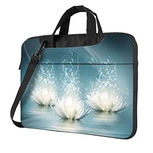 Sacoche à bandoulière pour ordinateur portable 13 et 14 pouces avec motif floral tournesol
